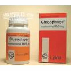 Glucophage 850 mg. 40 tabs