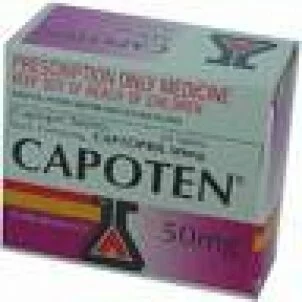 Capoten Generic, 25mg 30 Tabs