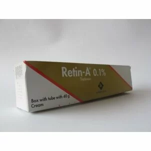 Retin A Cream, 0.1% 1 Tube of Cream 40gr