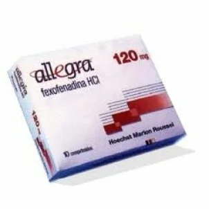 Allegra 120mg 10 tabs.