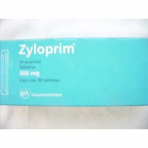 Allopurinol spanish name: Zyloprim, 300mg 30 Tabs