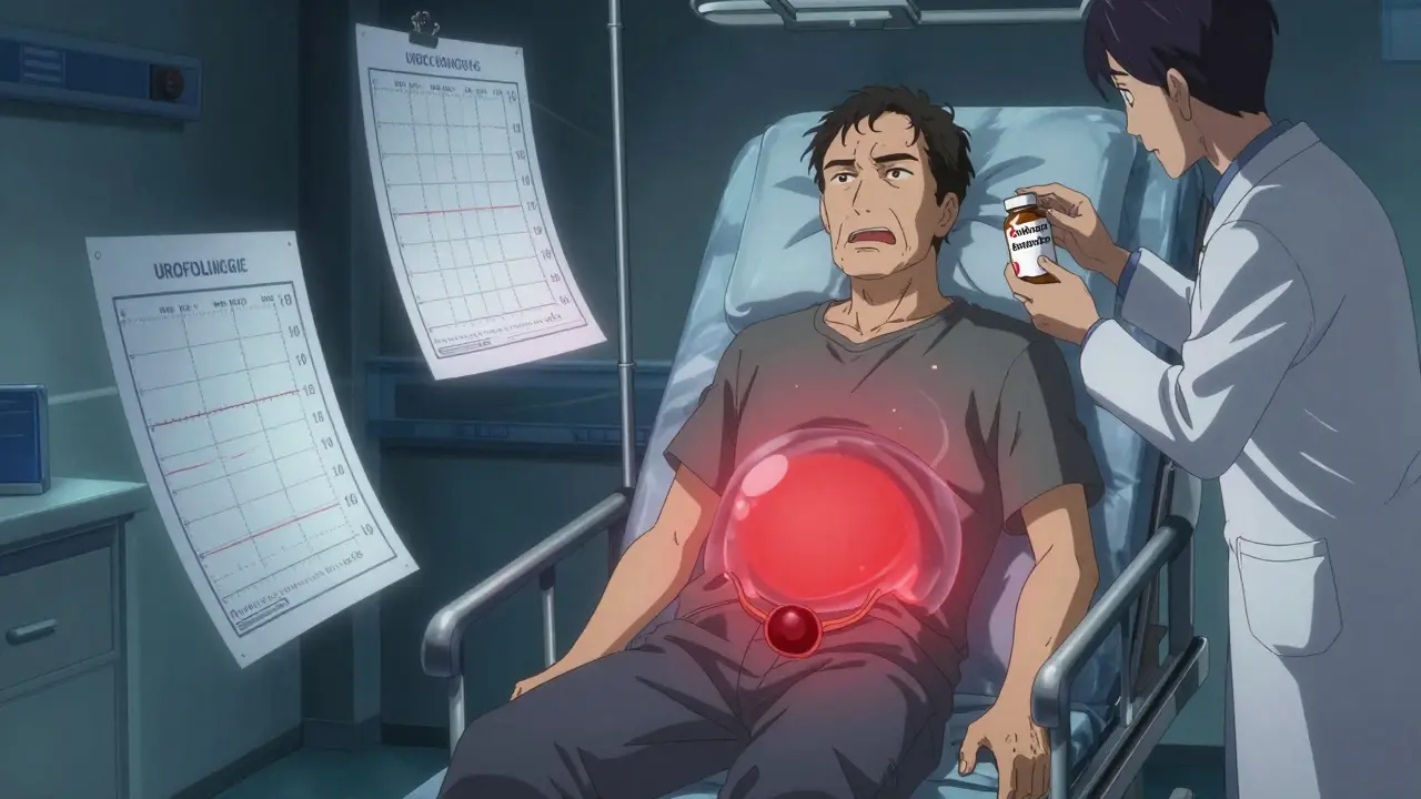 Anticholinergics and Urinary Retention: How Prostate Problems Make This Medication Risky