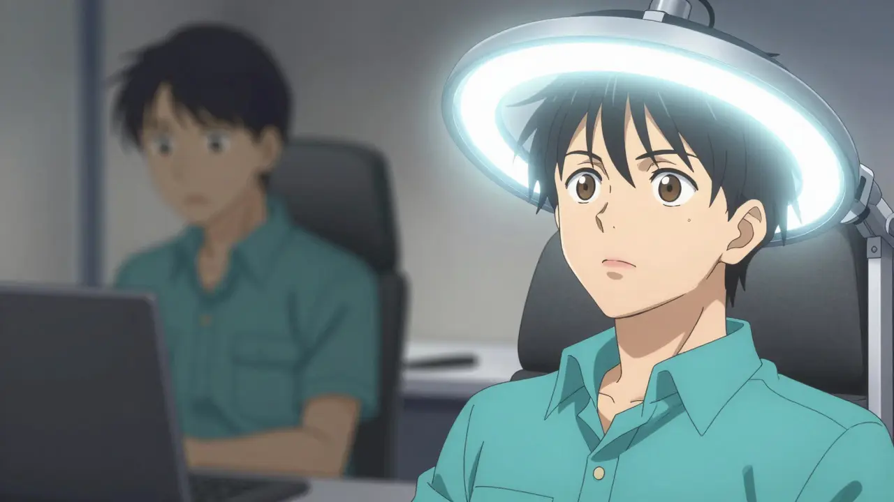 Comparison of a tired worker and a refreshed worker after a strategic nap