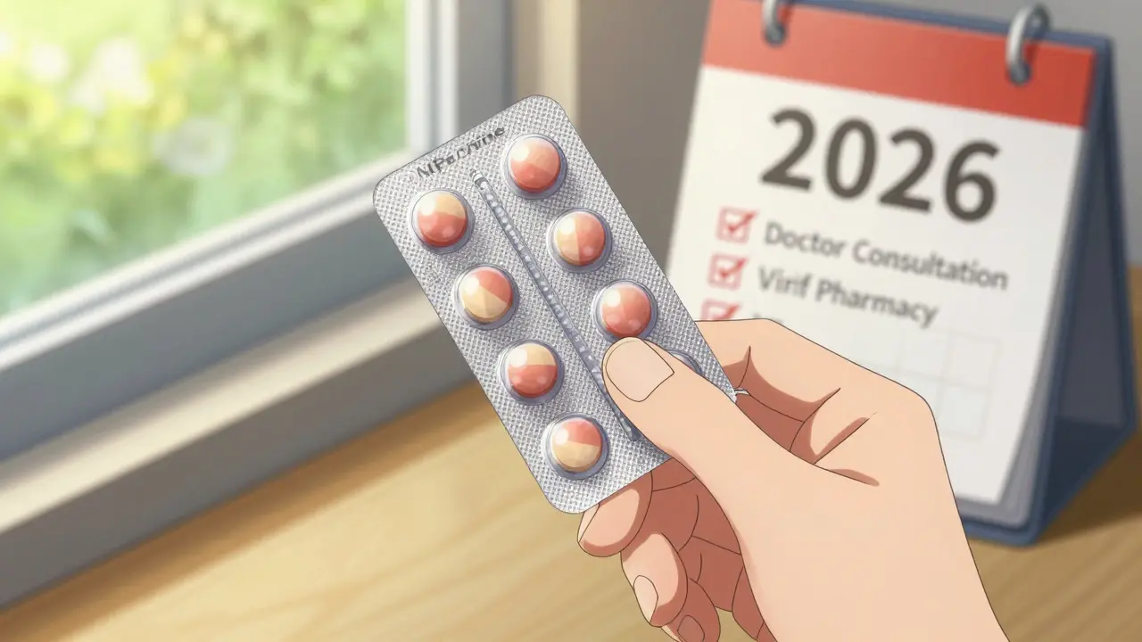 Close-up of Nifedipine pills held in sunlight, symbolizing health management.