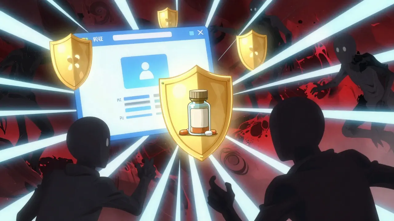 Digital shield protecting medicine from scams